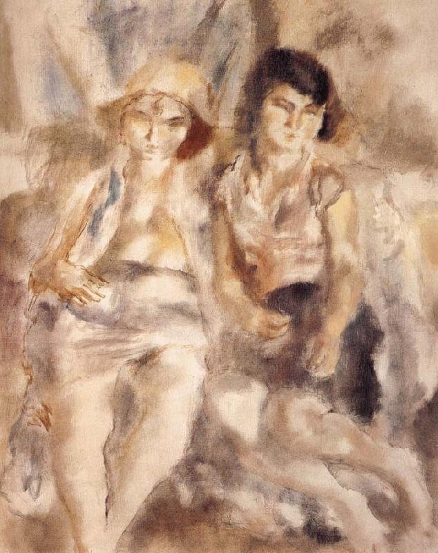 Jules Pascin Two gitana oil painting image